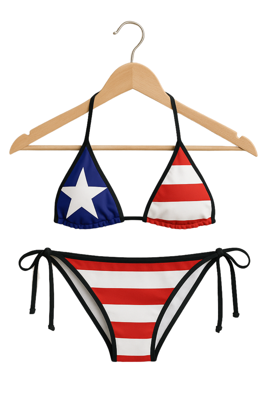 Patriotic Women's Bikini Swimsuit, Perfect for Summer Beach Days, Pool Parties, 4th of July, Vacation, Swimwear, American Flag Design