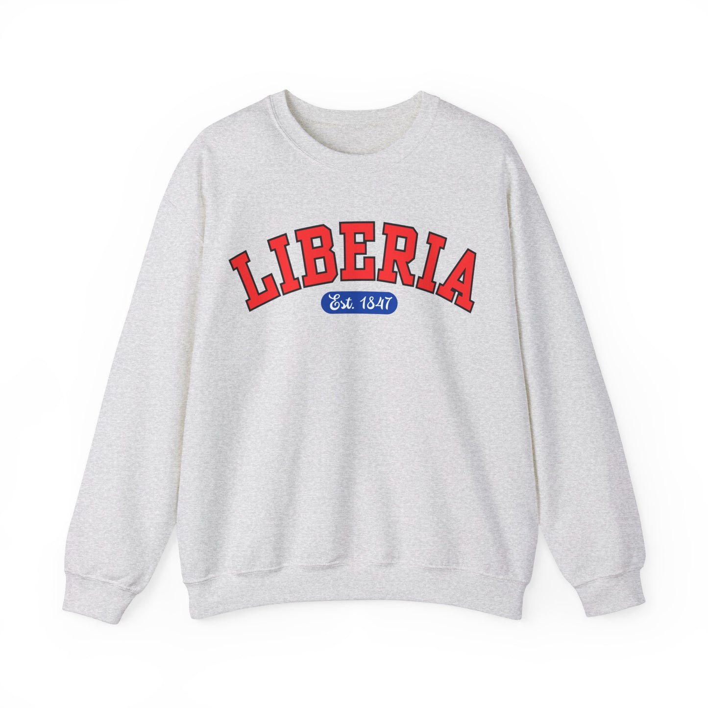 Liberia Est. 1847 - Style 04 - Unisex Heavy Blend™ Crewneck Sweatshirt