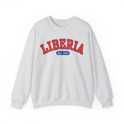 Liberia Est. 1847 - Style 04 - Unisex Heavy Blend™ Crewneck Sweatshirt