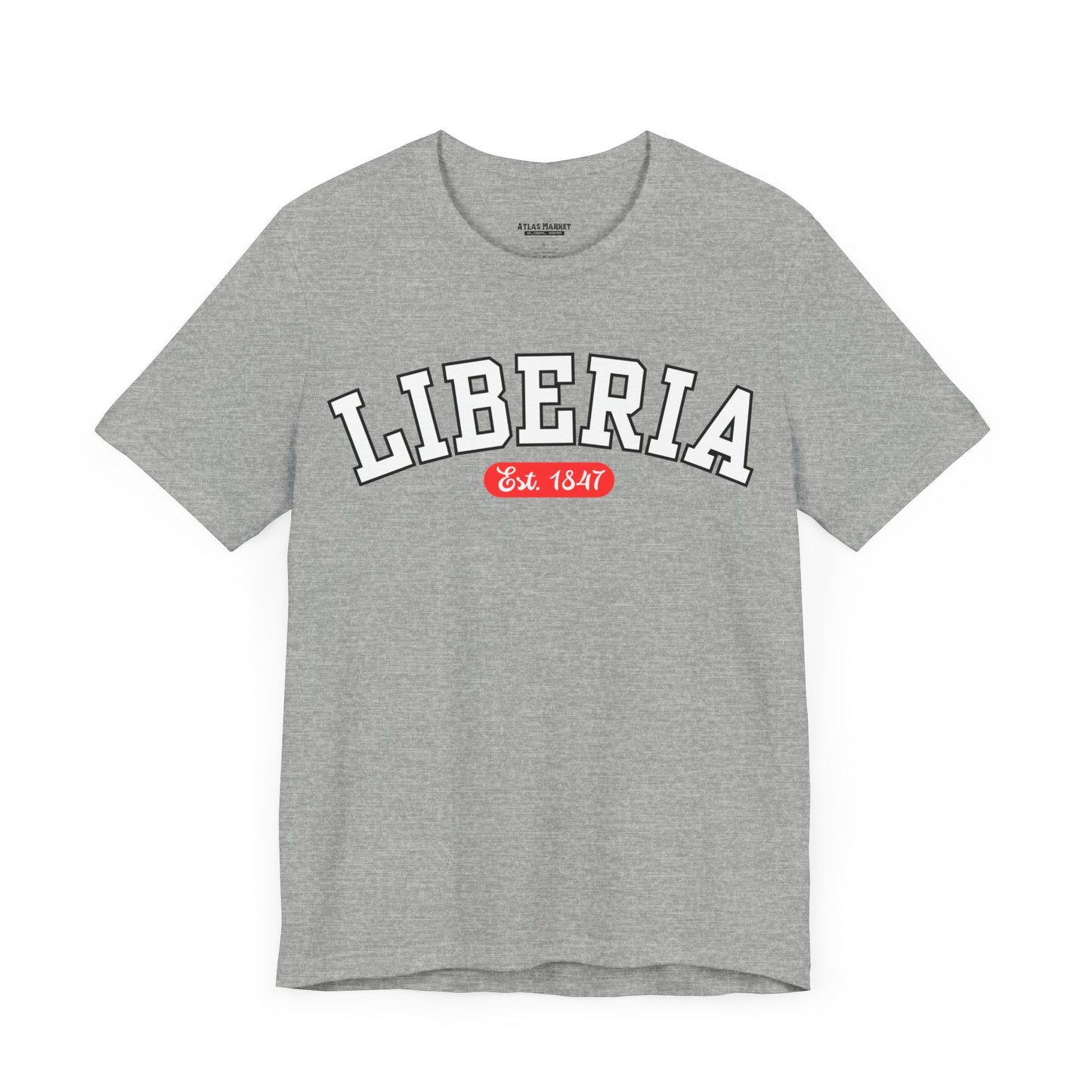 Liberia Est. 1847 - Style 02 - Unisex Jersey Short Sleeve Tee