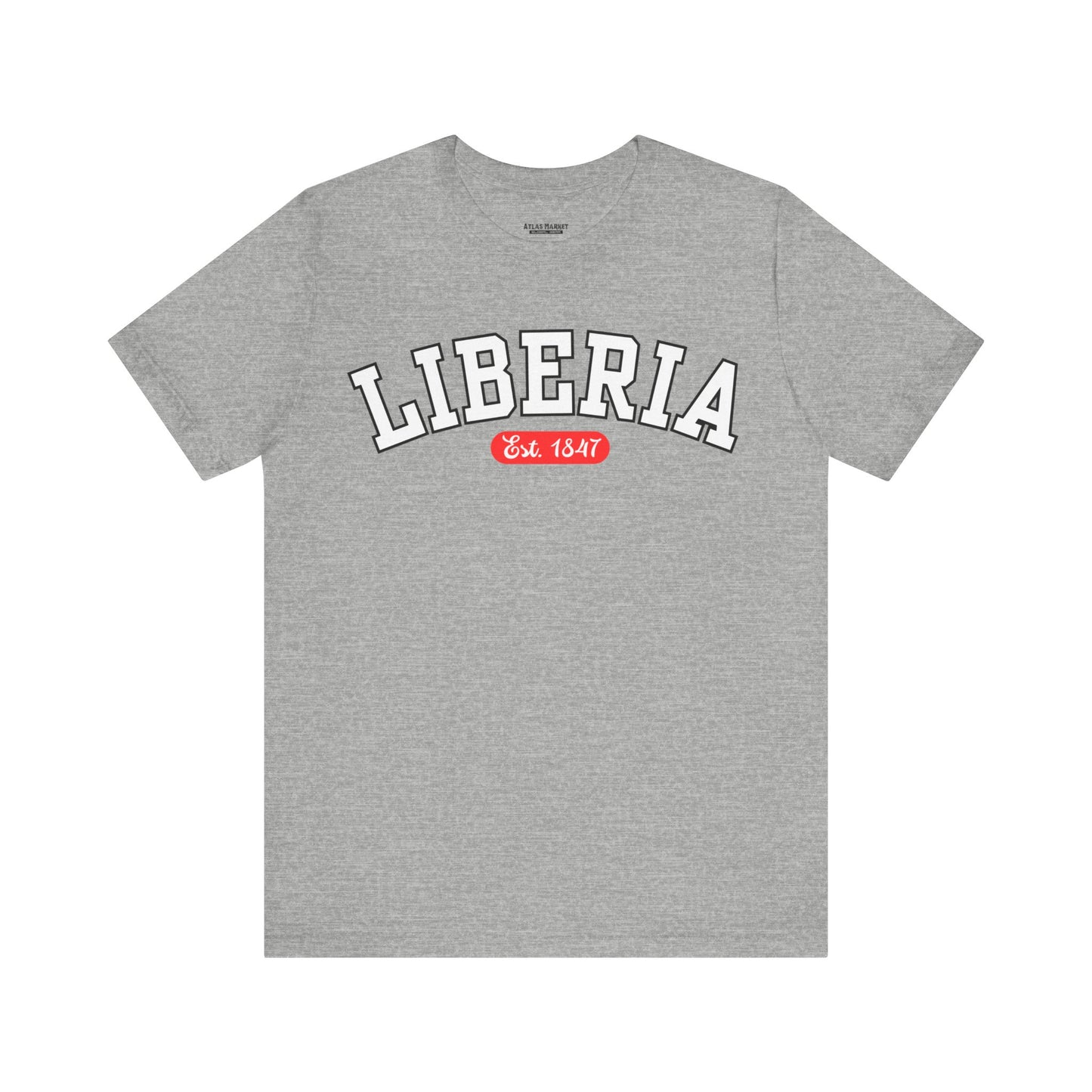 Liberia Est. 1847 - Style 02 - Unisex Jersey Short Sleeve Tee