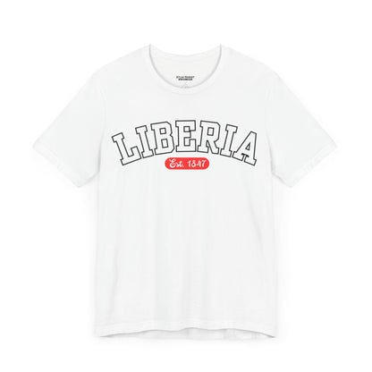 Liberia Est. 1847 - Style 02 - Unisex Jersey Short Sleeve Tee