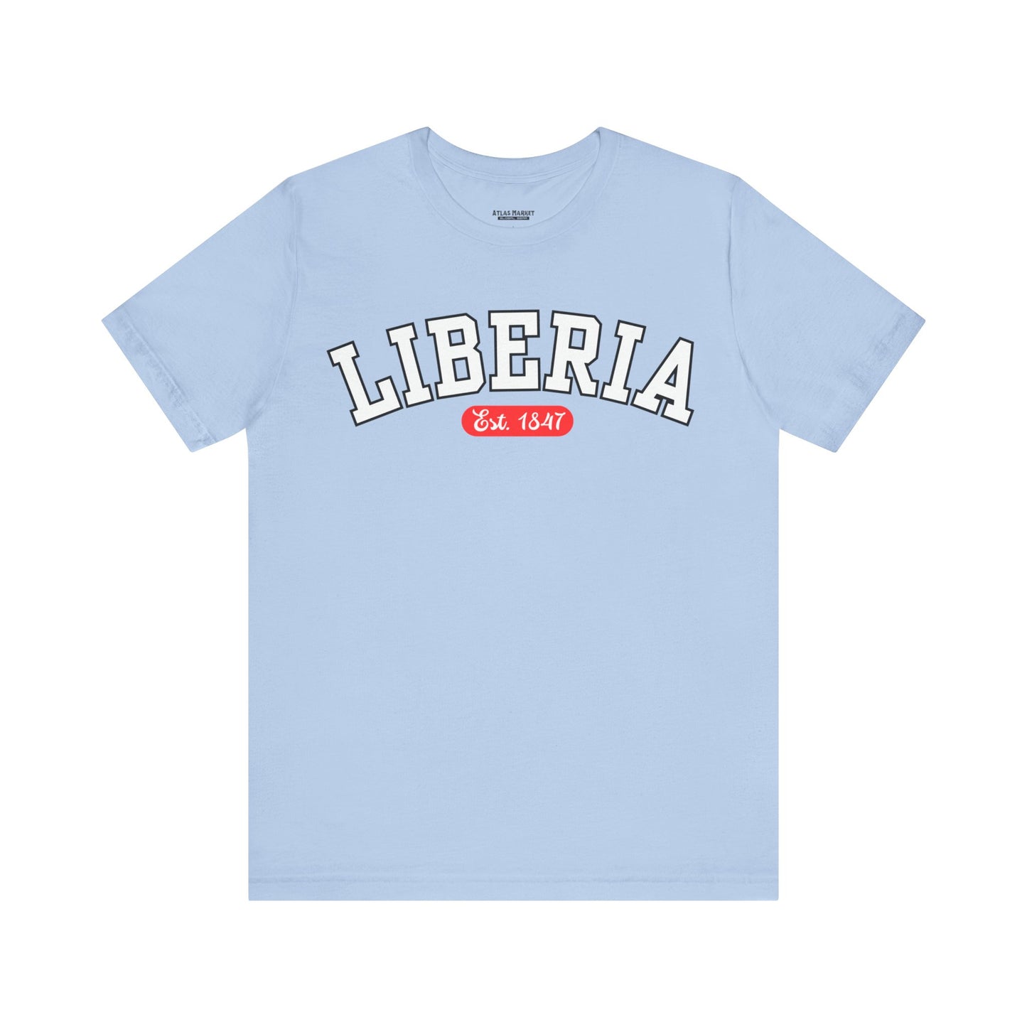 Liberia Est. 1847 - Style 02 - Unisex Jersey Short Sleeve Tee