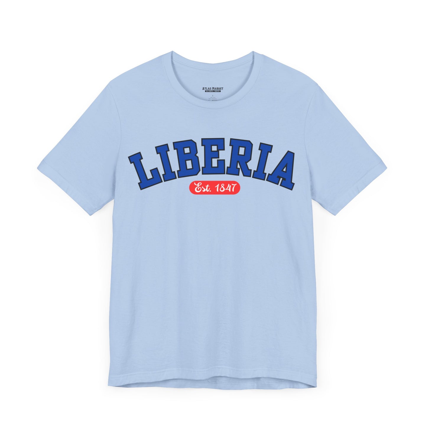 Liberia Est. 1847 - Style 03 - Unisex Jersey Short Sleeve Tee