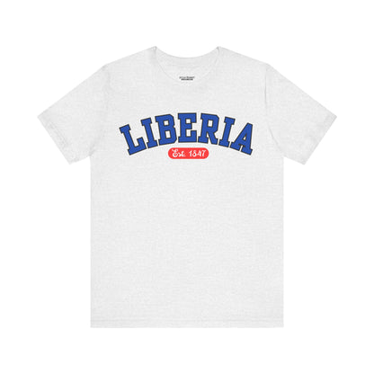 Liberia Est. 1847 - Style 03 - Unisex Jersey Short Sleeve Tee