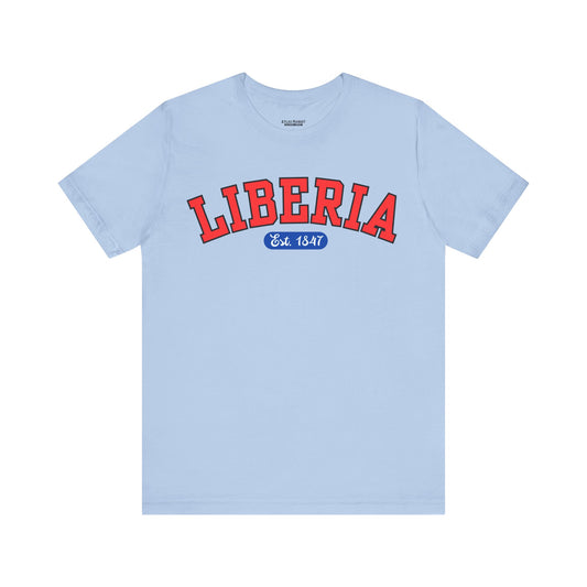 Liberia Est. 1847 - Style 04 - Unisex Jersey Short Sleeve Tee