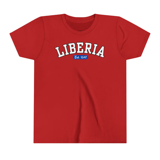 Liberia Est. 1847 - Style 01 - Youth Short Sleeve Tee