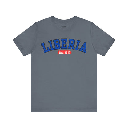 Liberia Est. 1847 - Style 03 - Unisex Jersey Short Sleeve Tee