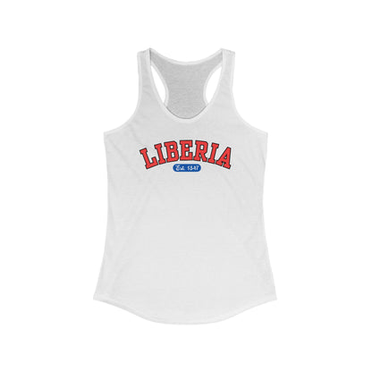 Liberia Est. 1847 - Style 04- Women's Racerback Tank