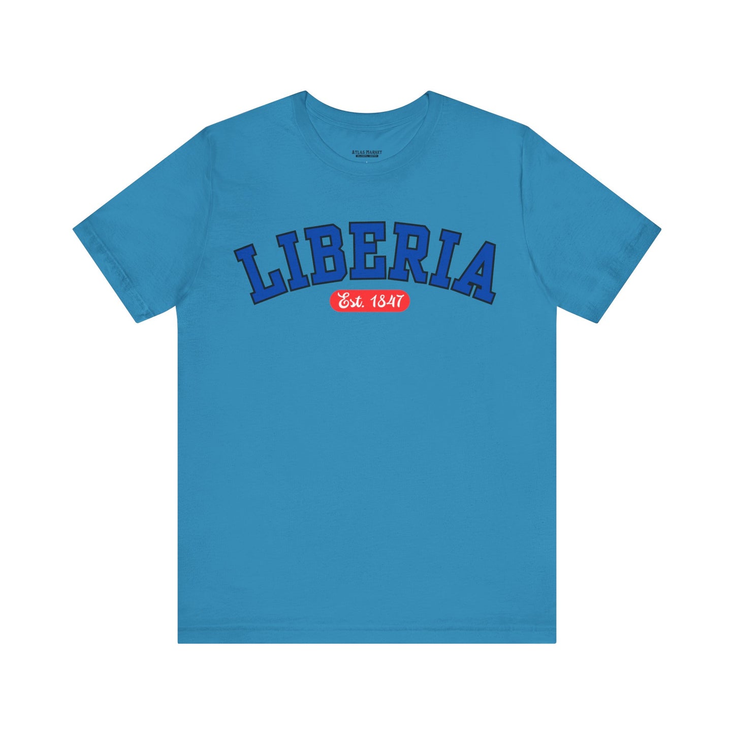 Liberia Est. 1847 - Style 03 - Unisex Jersey Short Sleeve Tee