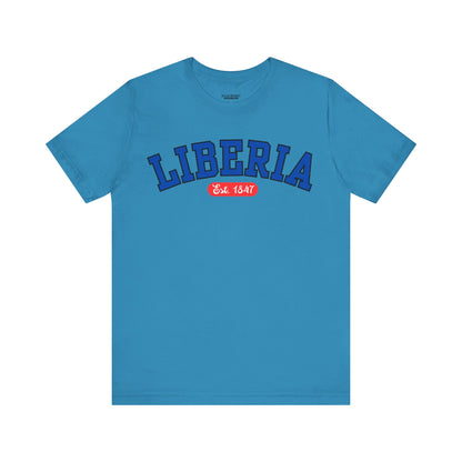 Liberia Est. 1847 - Style 03 - Unisex Jersey Short Sleeve Tee