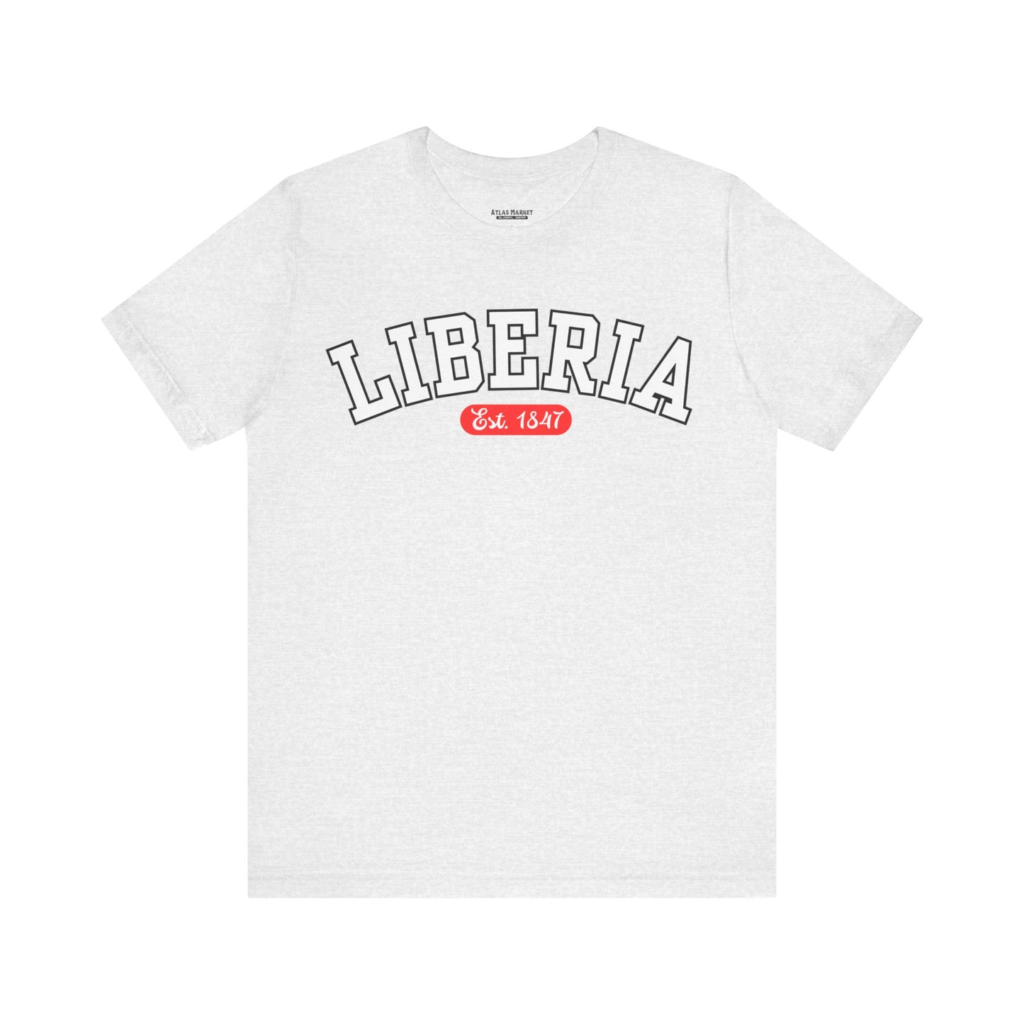 Liberia Est. 1847 - Style 02 - Unisex Jersey Short Sleeve Tee