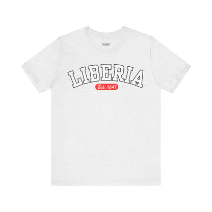 Liberia Est. 1847 - Style 02 - Unisex Jersey Short Sleeve Tee