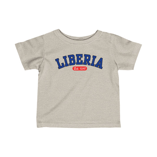 Liberia Est. 1847 - Style 03 - INFANT Fine Jersey Tee