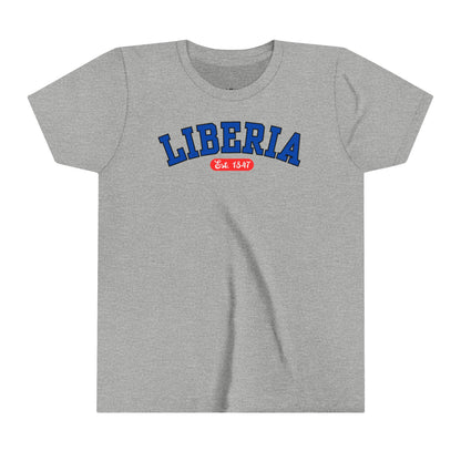 Liberia Est. 1847 - Style 03 - Youth Short Sleeve Tee