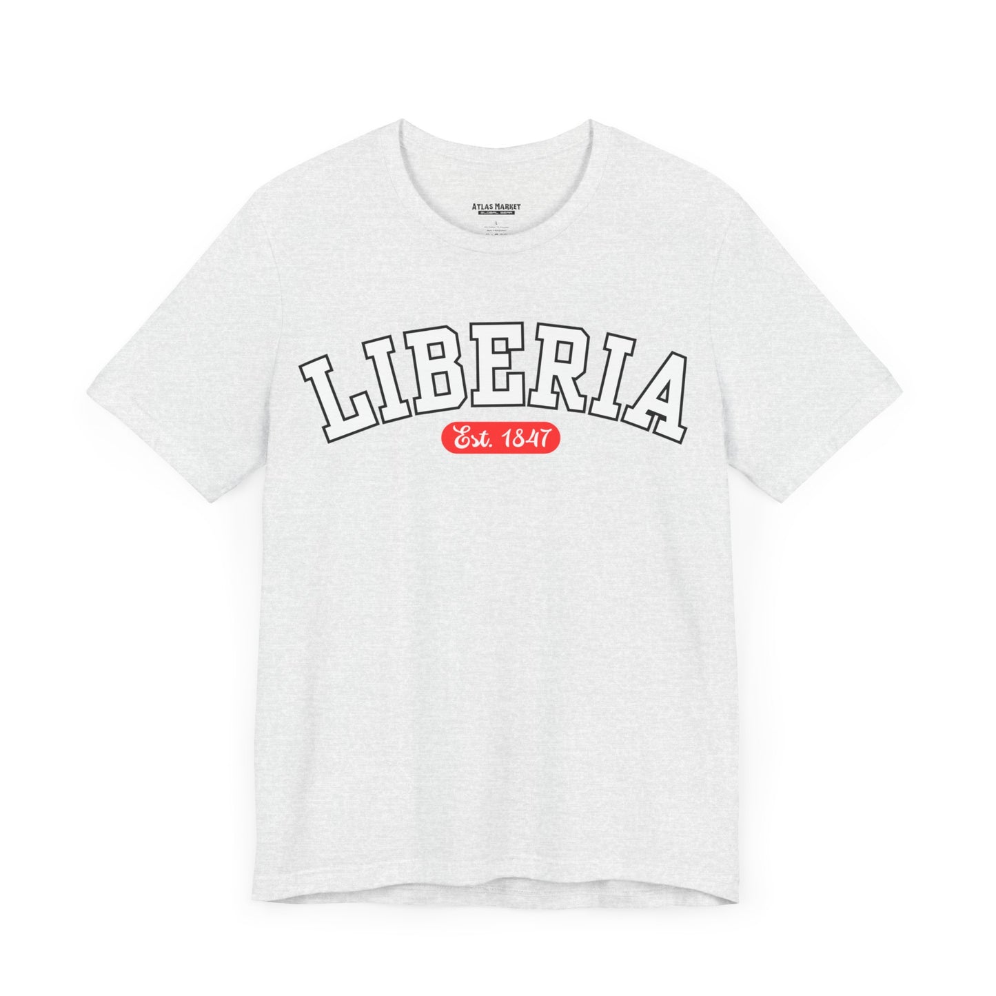 Liberia Est. 1847 - Style 02 - Unisex Jersey Short Sleeve Tee