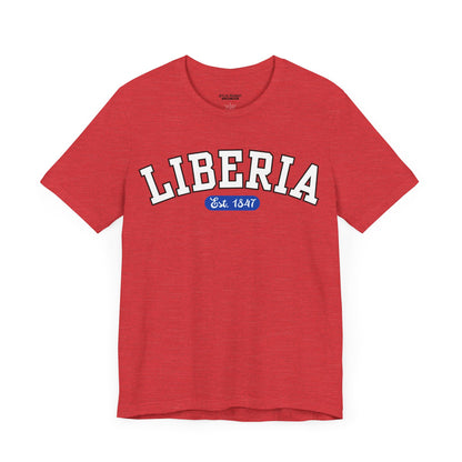 Liberia Est. 1847 - Style 01 - Unisex Jersey Short Sleeve Tee