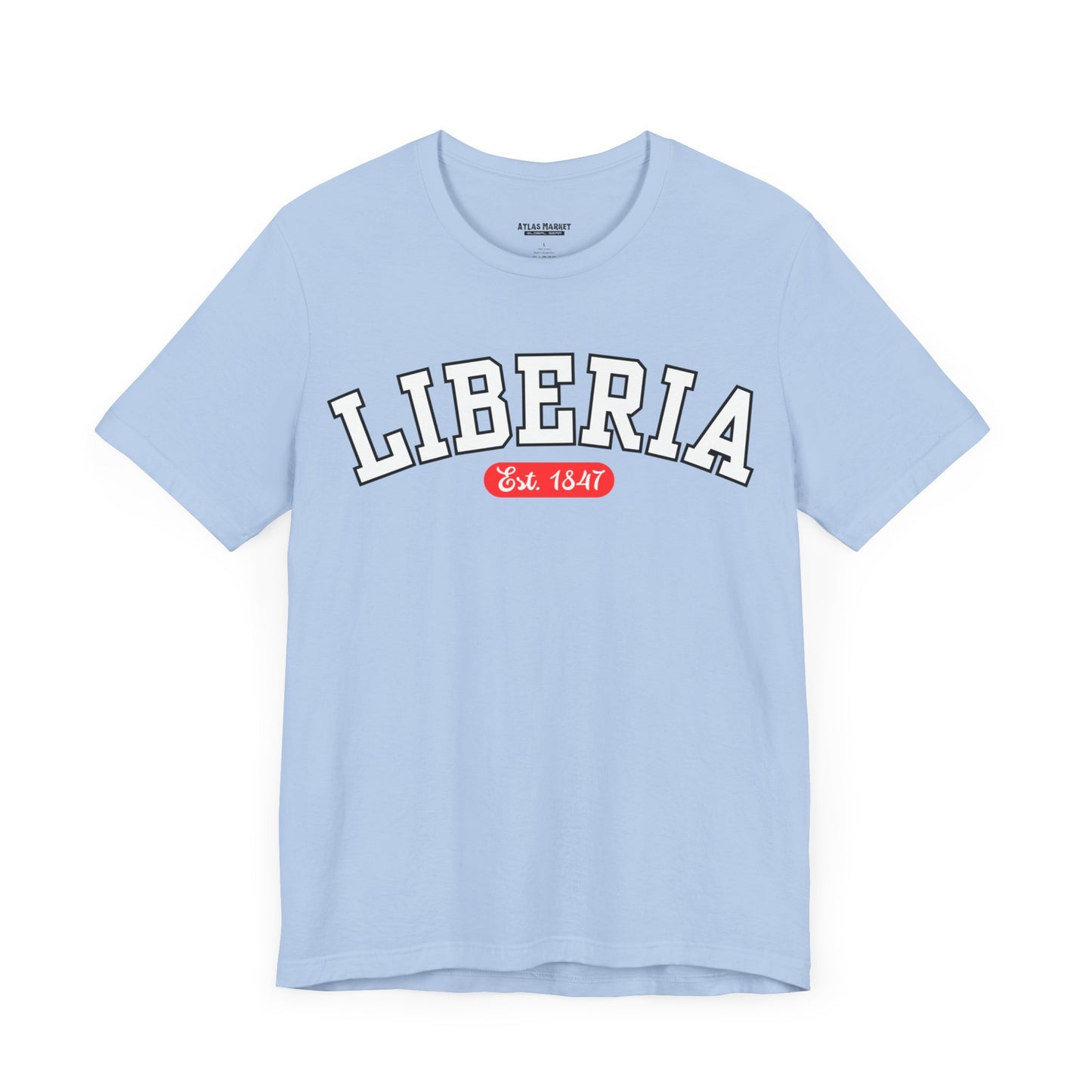 Liberia Est. 1847 - Style 02 - Unisex Jersey Short Sleeve Tee