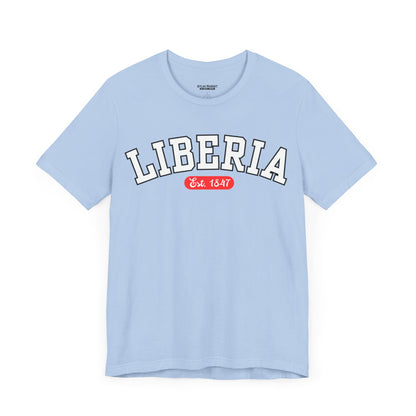 Liberia Est. 1847 - Style 02 - Unisex Jersey Short Sleeve Tee