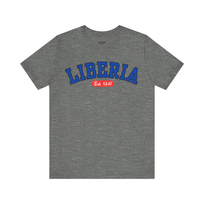 Liberia Est. 1847 - Style 03 - Unisex Jersey Short Sleeve Tee