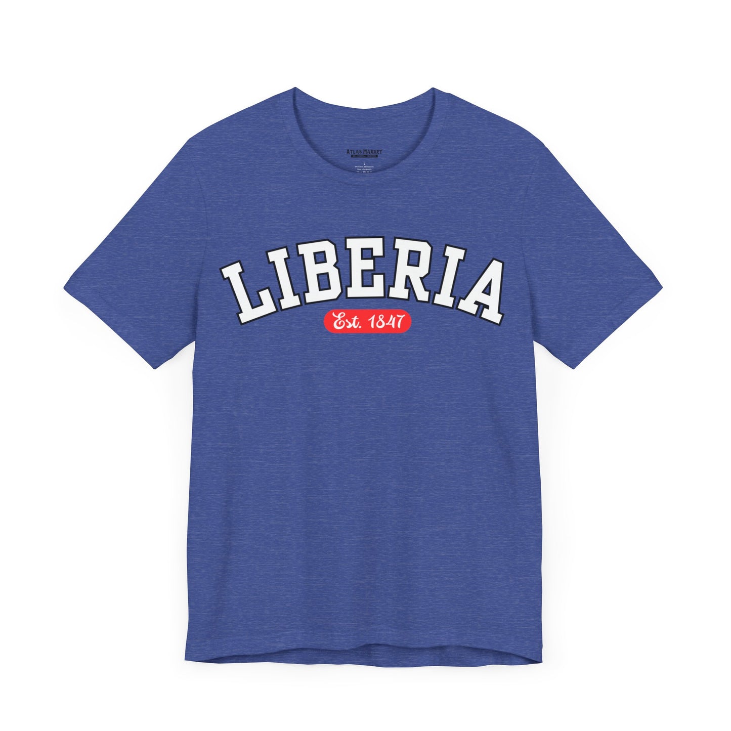 Liberia Est. 1847 - Style 02 - Unisex Jersey Short Sleeve Tee