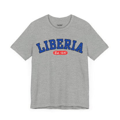 Liberia Est. 1847 - Style 03 - Unisex Jersey Short Sleeve Tee