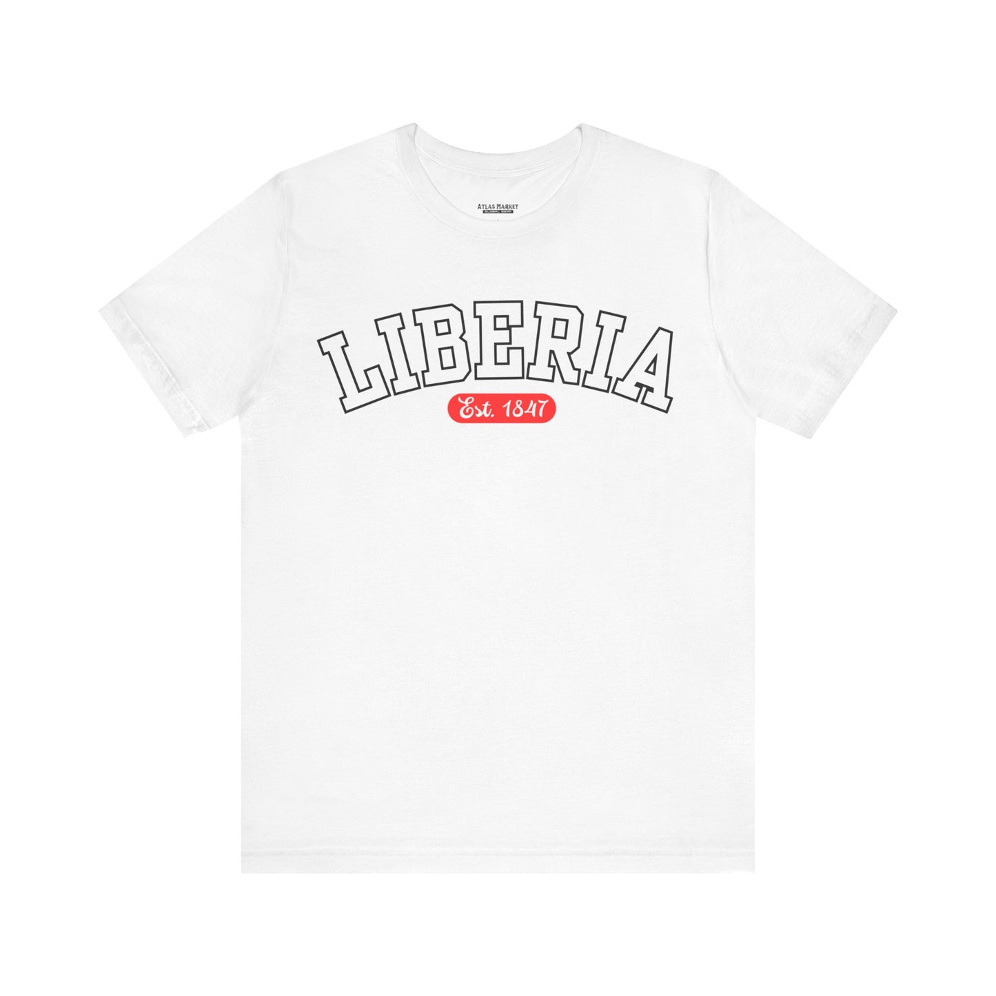 Liberia Est. 1847 - Style 02 - Unisex Jersey Short Sleeve Tee