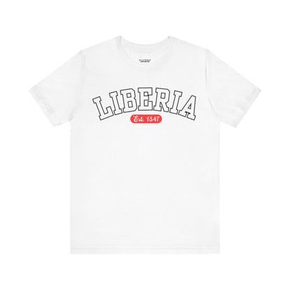 Liberia Est. 1847 - Style 02 - Unisex Jersey Short Sleeve Tee