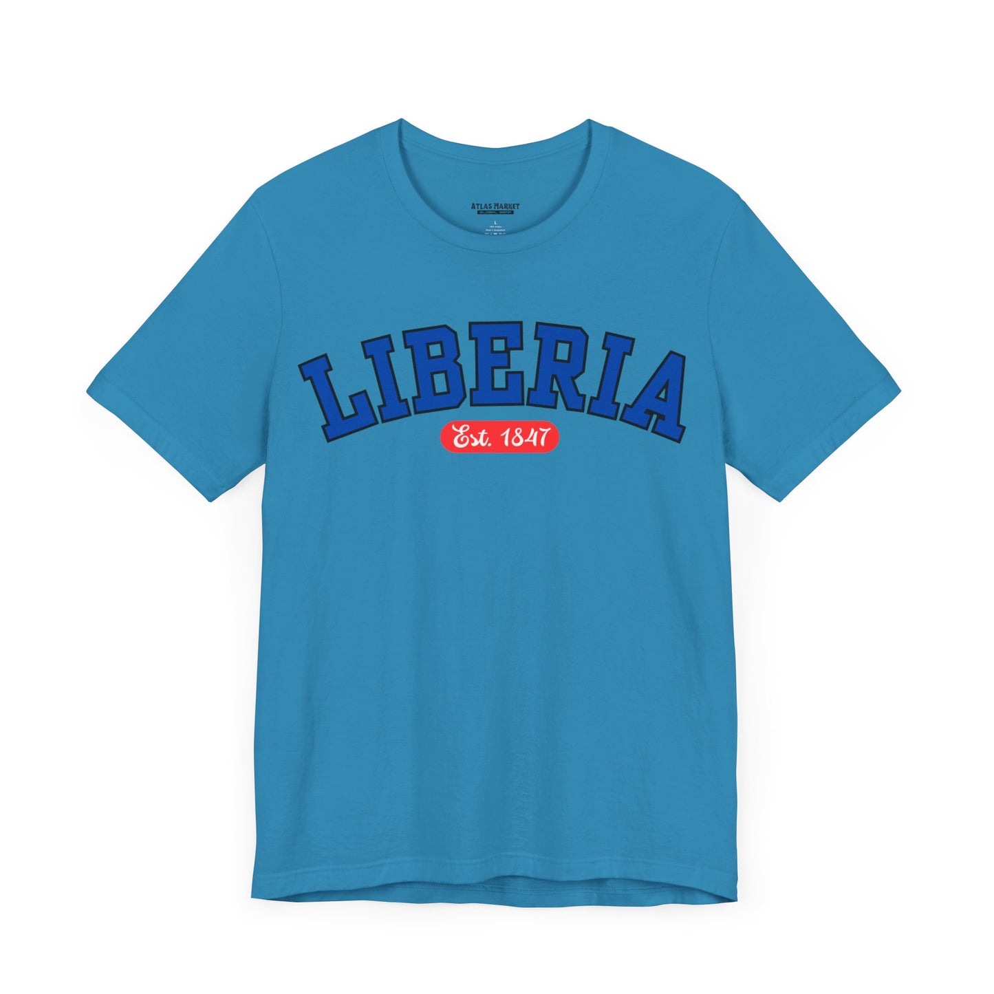 Liberia Est. 1847 - Style 03 - Unisex Jersey Short Sleeve Tee