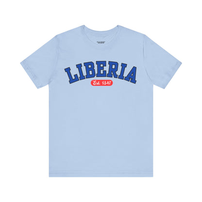 Liberia Est. 1847 - Style 03 - Unisex Jersey Short Sleeve Tee