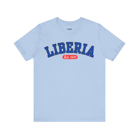 Liberia Est. 1847 - Style 03 - Unisex Jersey Short Sleeve Tee